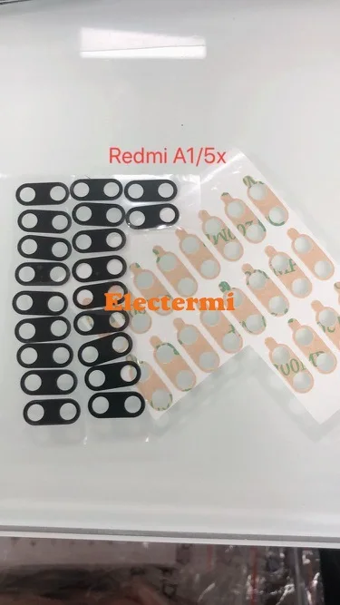 

10PCS For Xiaomi Mi A1 5X REDMI 6A For REDMI 7 Note 7 Note7 Rear Back Camera Glass Lens Cover Replacement Parts with Adhesive