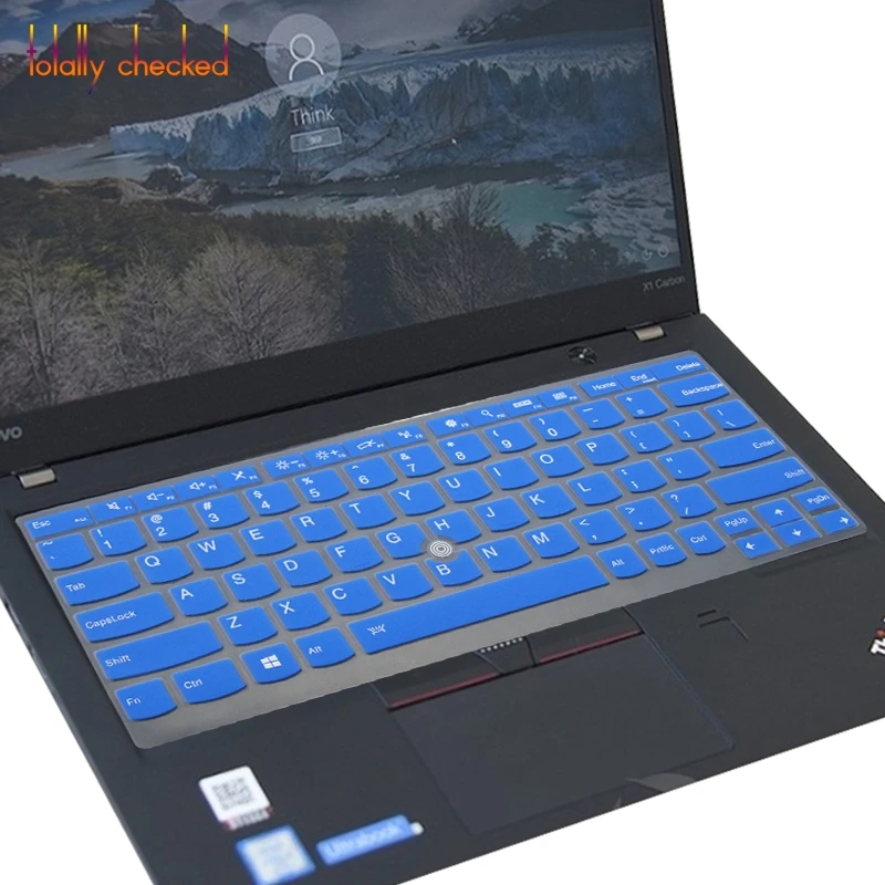 Силиконовая форма для lenovo Thinkpad X280 X380 X270 X260 чехол для клавиатуры ноутбука протектор для йоги 2018X1 углерода X240 X240S X250 - Цвет: blue