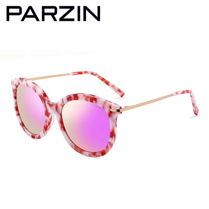 

PARZIN Sunglasses Women Handmade Oversized Female Sun Glasses New Colorful Brand Designer Ladies Shades Black With Packing 9656