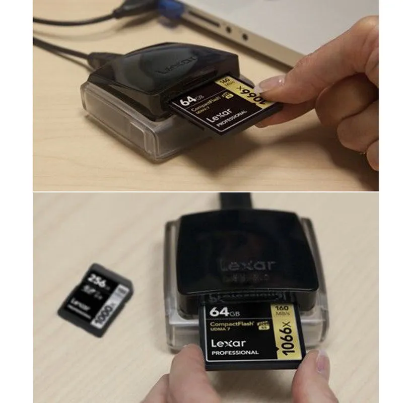 Высокоскоростной картридер Lexar USB 3 0 профессиональный компактный флеш накопитель