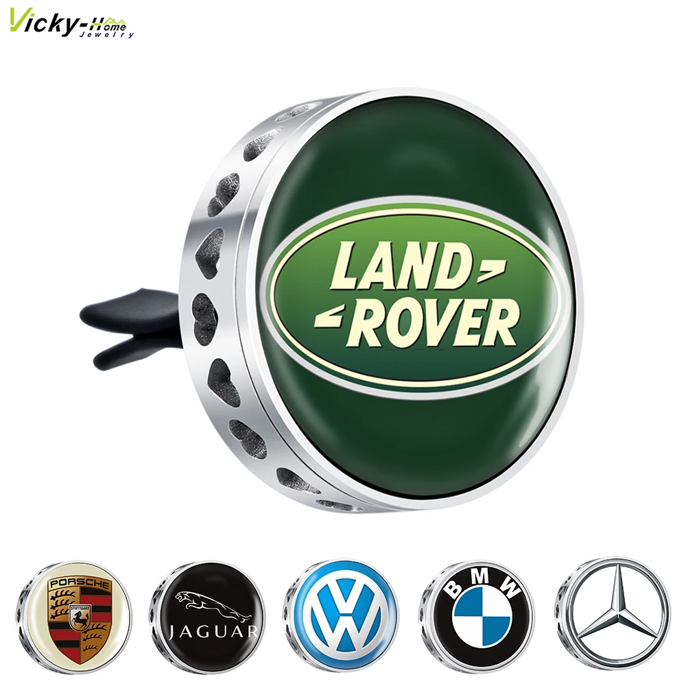 

Vicky-Home Car Logo Vent Clip Perfume Hollow Out Essential Oils Car Diffuser Aromatherapy Locket Pads in 316L Stainless Steel