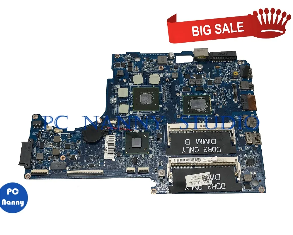 New  PCNANNY 01XFF3 1XFF3 for Dell XPS 15z L511z Laptop motherboard i7-2640M DASS8BMBAE1 DDR3 tested