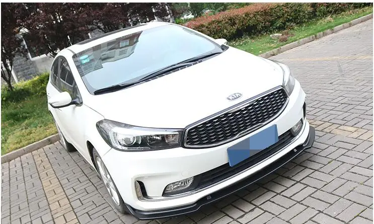 Для Kia Форте тела комплект спойлер- для Kia Форте K3 ABS задний спойлер переднего бампера Диффузор защитные бамперы