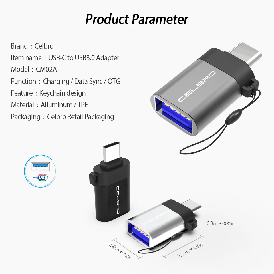 Usb type C OTG Кабель-адаптер металлический USB-C USB 3,0 type-C зарядный конвертер для samsung Galaxy S9 S8 Plus huawei P10 P20 Plus