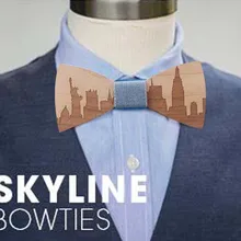 Модный Деревянный элегантный джентльменский Повседневный галстук-бабочка Городская Обувь ручной работы бабочка Свадебная вечеринка галстук-бабочка деревянный уникальный галстук