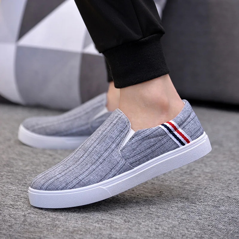 

Fashion Mens Shoes Casual Shoes Men Loafers 2019 Spring Summer Slip on Canvas Shoes Man Driving Shoes Breathable Flats Footwear