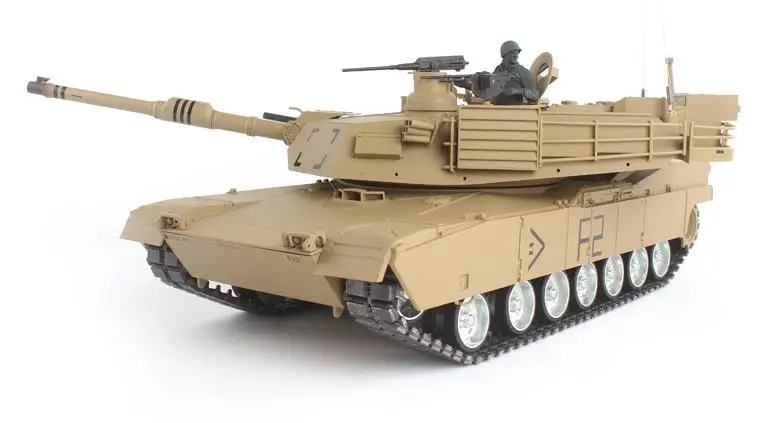 Дистанционное управление 1:16 масштаб 2,4 ГГц США M1A2 Abrams основной боевой танк на радиоуправлении дыма и звука(металлические шестерни и треки