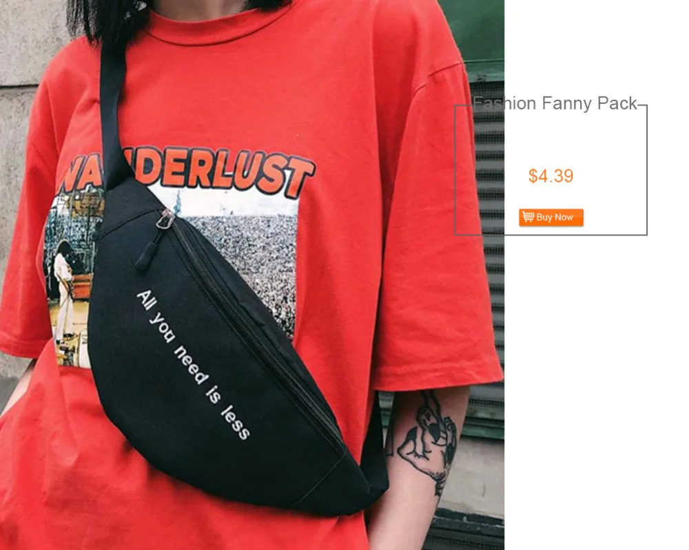 2019 fanny pack style
