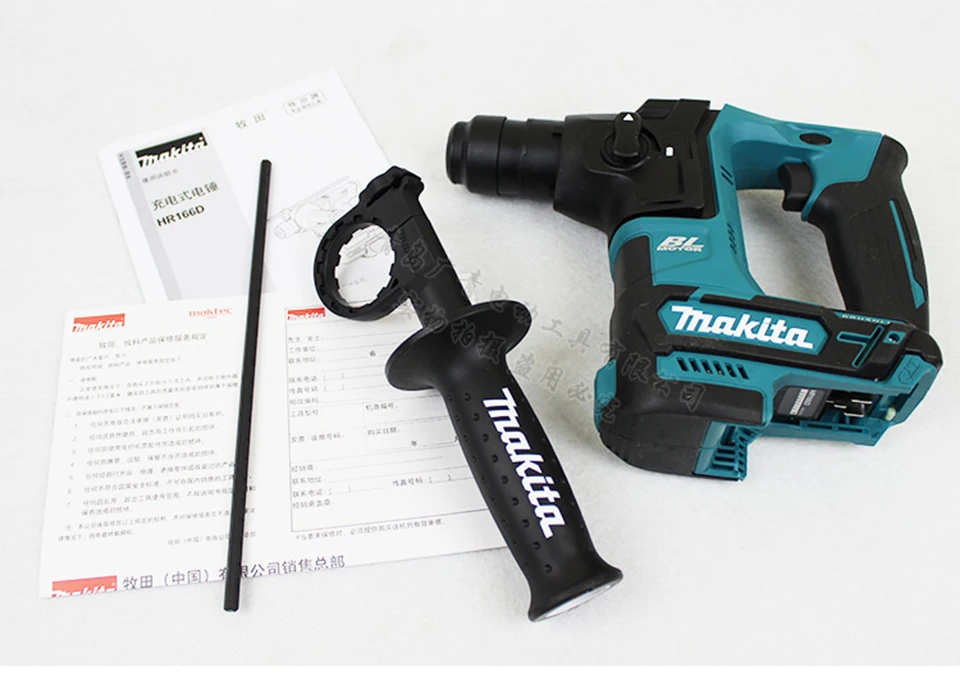 Япония Makita HR166DWMJ Зарядка электрический молоток Ударная дрель бесщеточный многофункциональный, цементный литиевый Бур 5, 000ipm 850rp