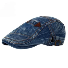 Golf Running Outdoor Beret Cap Women Men Retro Style Washed Adjustable Sunshade Cotton Polyester Peaked Hat