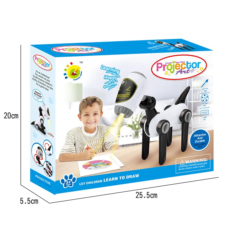 1 Pcs Children Kids Painting Projector Drawing Learning Chirstmas Birthday Gift YJS Dropship