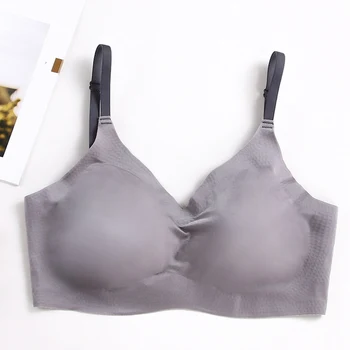 

Women Bra Sexy Lingerie Gathered Chest Push-up No Rims Sleep Bras