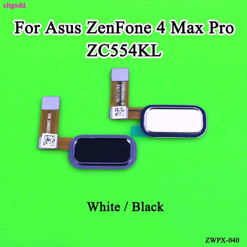 

cltgxdd For Asus ZenFone 4 Max Pro ZC554KL Fingerprint Sensor Scanner Connector Touch ID Home Button Return Flex Cable