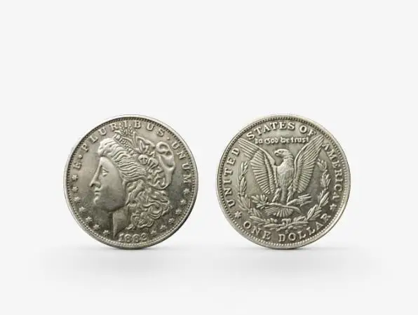1 шт. стальной морганский доллар(3,8 см диаметр) Волшебные Трюки крупным планом реквизит-аксессуары Иллюзия появляющаяся/исчезающая монета Magie