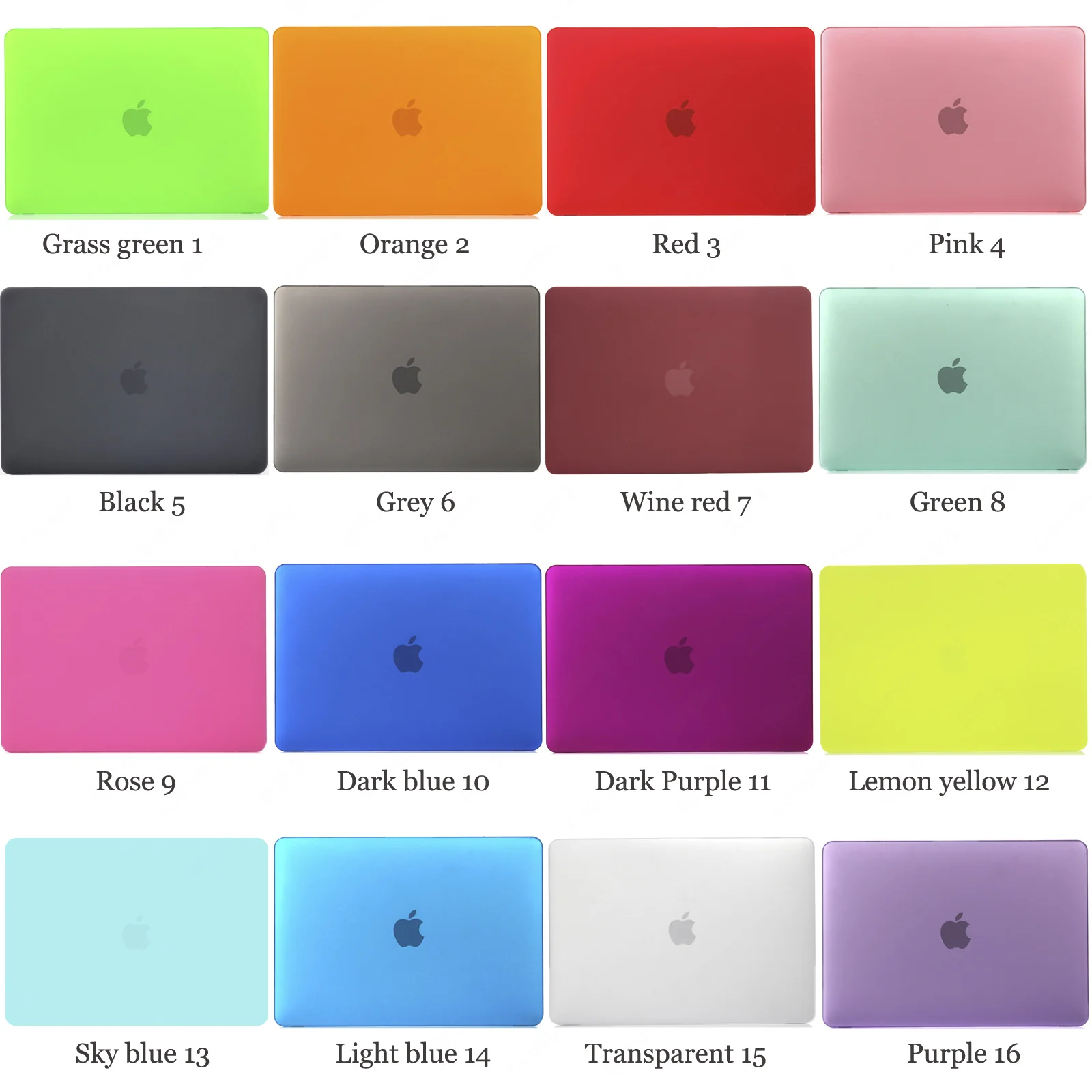 Кристально Чистая матовая твердая прорезиненная крышка для Macbook Pro 13 3 15 4 Retina 12