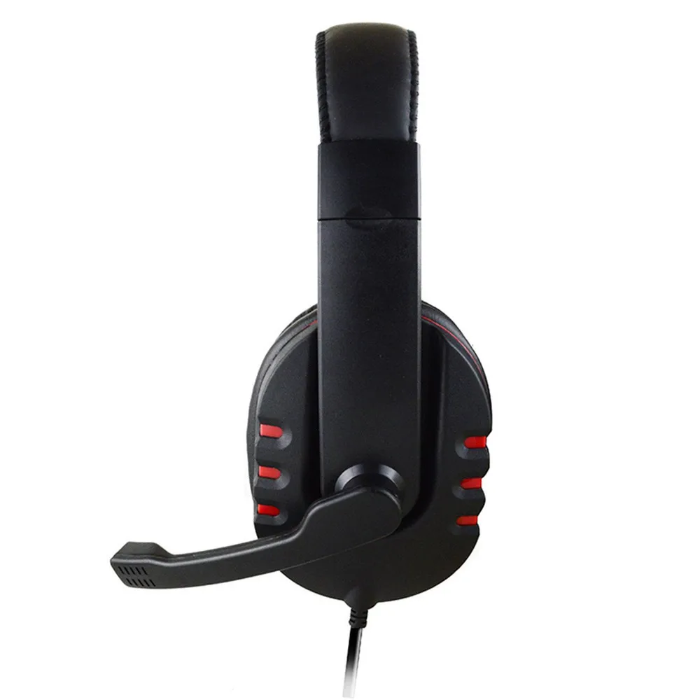VOBERRY USB проводные наушники с регулируемым игровым микрофоном басами для