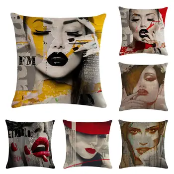 

Portraits of characters HomerDecor Cushion Cover Throw Pillowcase Pillow Covers 45 * 45cm Sofa Seat Cushion Decorative