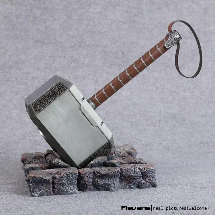 

CATTOYS Thor's Hammer 1:1 Thor Cosplay Hammer with Base PVC Action Figure Collectible Model Toy Free Shipping