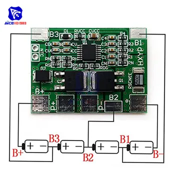 

4S 12.8V 8A Lithium Iron Phosphate Battery Protection Board Li-Ion Cell Charge Discharge Anti-Overcharge Protection Module