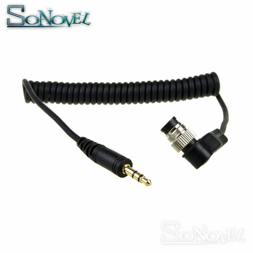 3.5mm-N1 / MC-30 Remote Control Shutter Connect Cable Cord for Nikon D850 D810a D800 D700 D500 D300s D5 D4 D3 Pixel TW-283 T3 T8