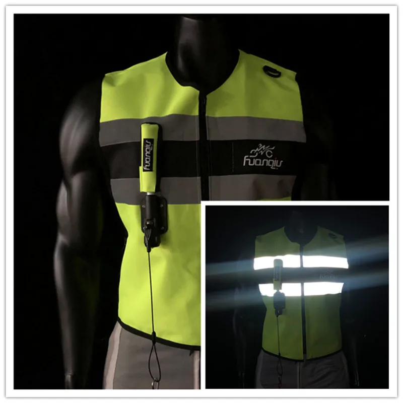 

newMotorcycle riding airbag inflatable reflective vest vest safety clothing locomotive protection anti-fall motorcycle equipment