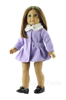 

Doll Clothes Purple Coat for 18'' American Doll Handmade Clothes Outfit