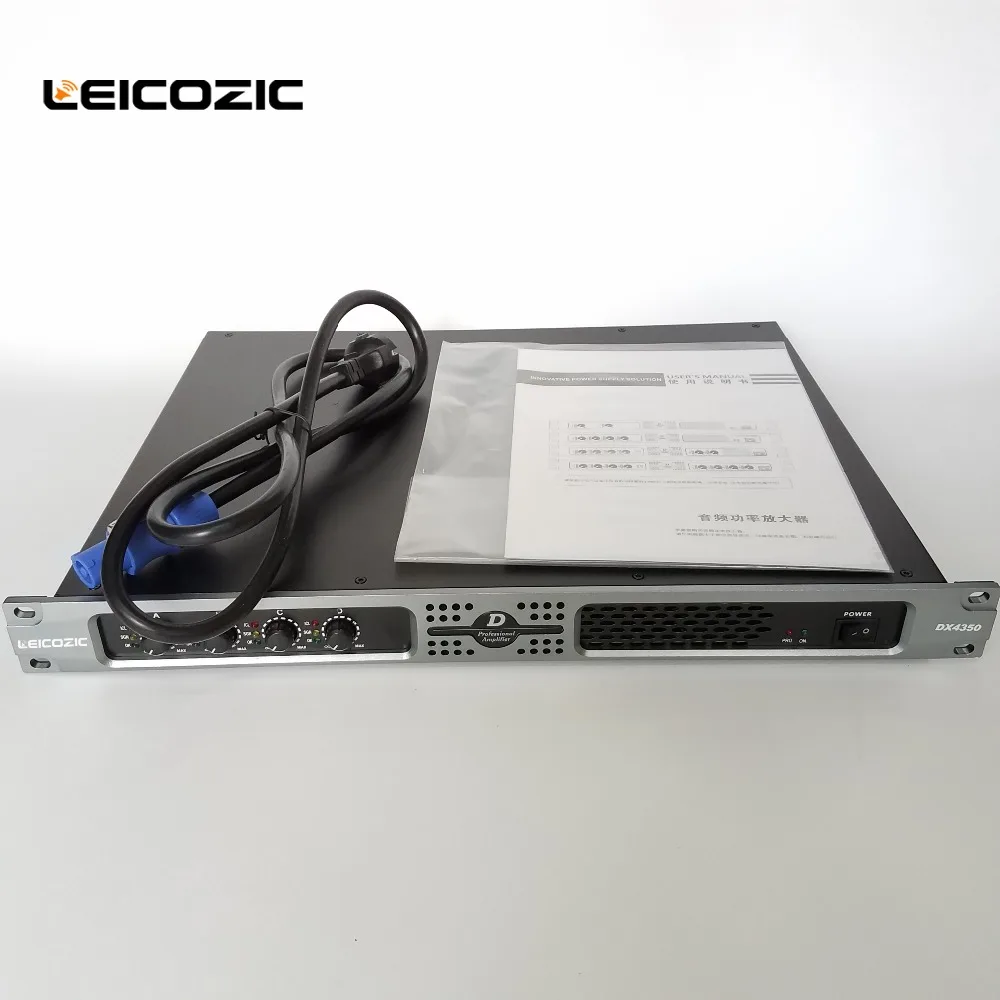 Leicozic DX4350 4 канала профессиональные усилители импульсный усилитель мощности аудио 1u amps 550 Вт amplificador аудио усилитель цифровой