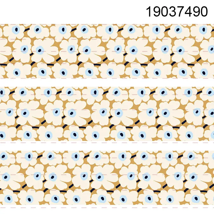 10 ярдов-разные размеры-маленький цветочный узор ленты напечатанные Grosgrain ленты 19037488