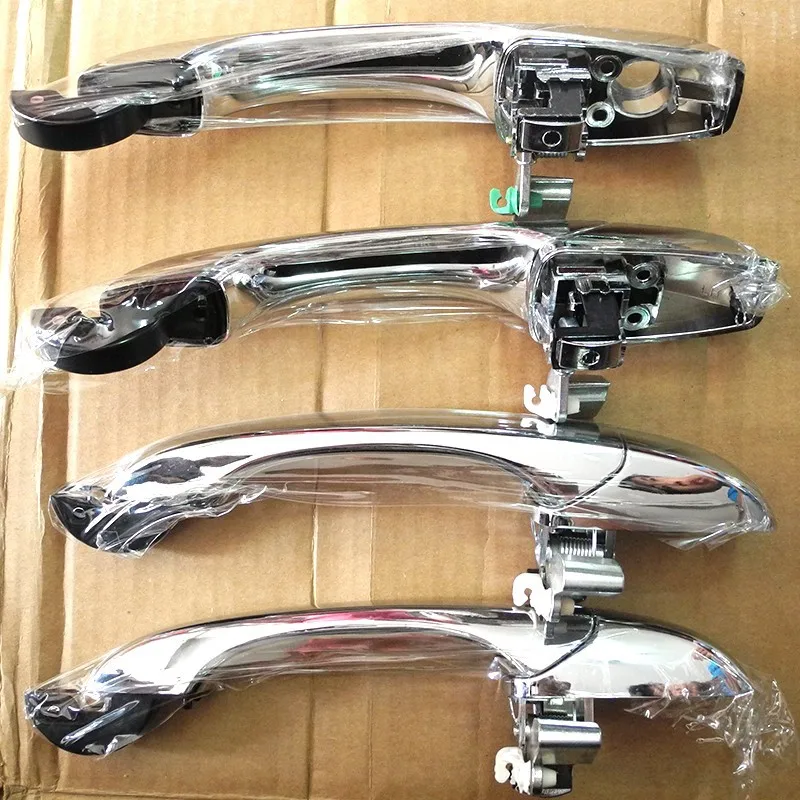 4 шт./набор гальванических серебряных наружных дверных ручек для Chrysler 300 300C 2005-2010 Dodge Magnum 2005-2008 зарядное устройство 2007 FL FR R