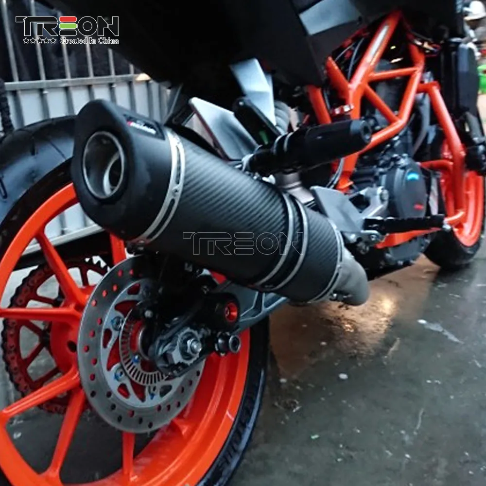 Для KTM Duke 125 200 DUKE250 Duke390 ЧПУ Motorycycle аксессуары выхлопных газов ползунки аварии защита от падения M8 с логотипом