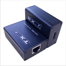 HDMI Extender up to 30m Transmitter Receiver TX/RX HDMI V1.3 HD 1080P Over CAT6 RJ45 Ethernet Cable for TV Projector DVD