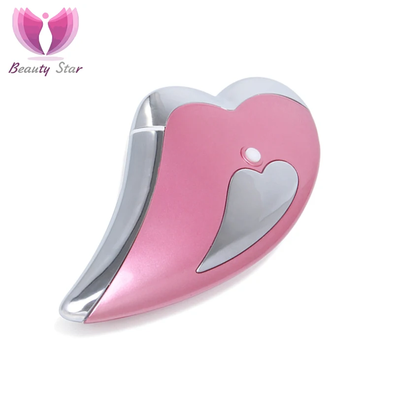 

Beauty Star Scraping Therapy Gua Sha Facial Massager Body Relax Face Lifting Back Neck Massage Lymphatic Drainage Device SC322