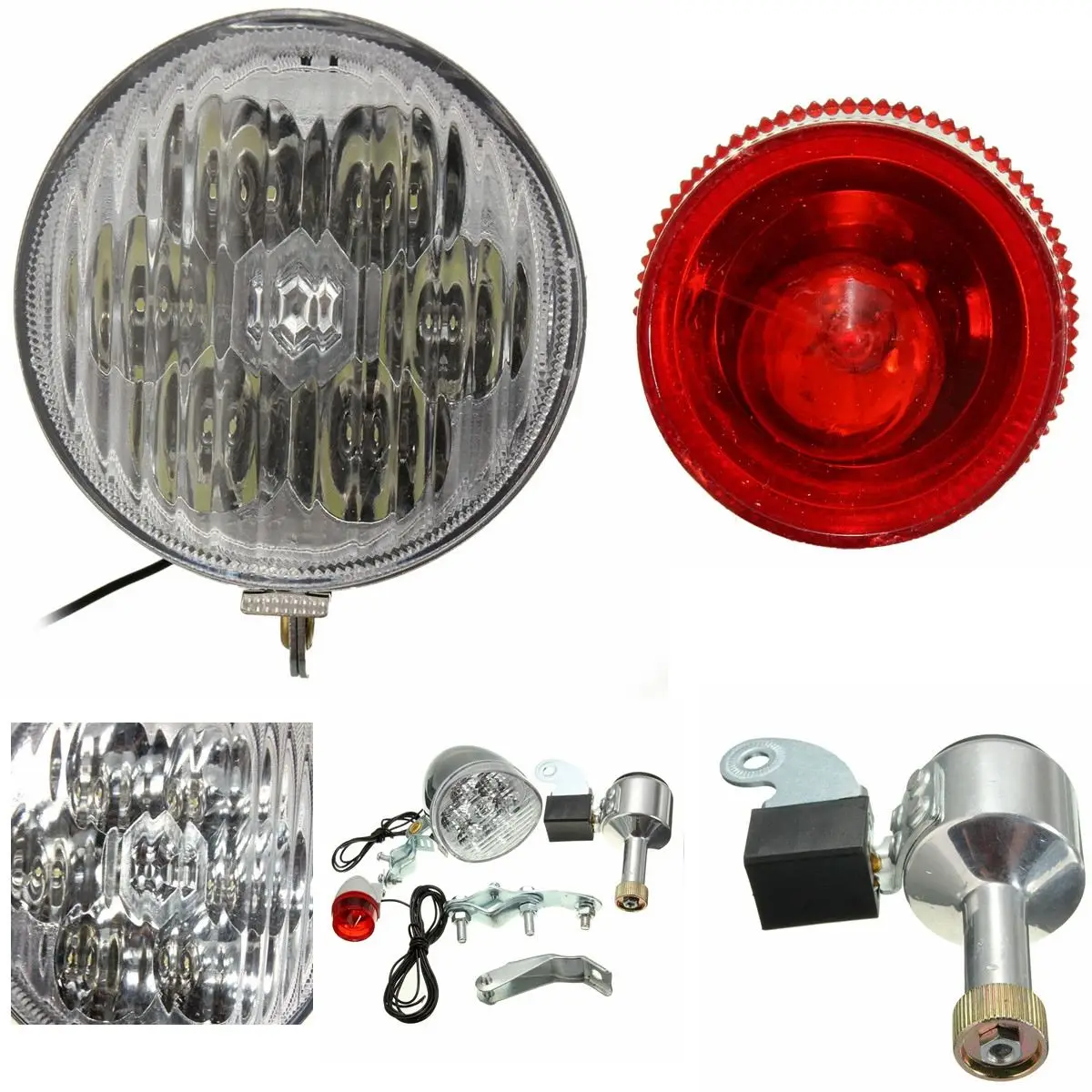 Discount Universal Friction Generator Motorized Bicycle Bike LED Headlight Rear Tail Light 6V 3W Power Outdoor Night Cycling Accessories 2 Discount Universal Friction Generator Motorized Bicycle Bike LED Headlight Rear Tail Light 6V 3W Power Outdoor Night Cycling Accessories 2