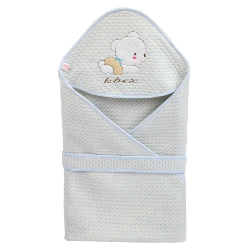 Летнее одеяло для новорожденных, хлопковое супер мягкое одеяло для пеленания, одеяло для новорожденных, с капюшоном, спальный мешок, Parisarc