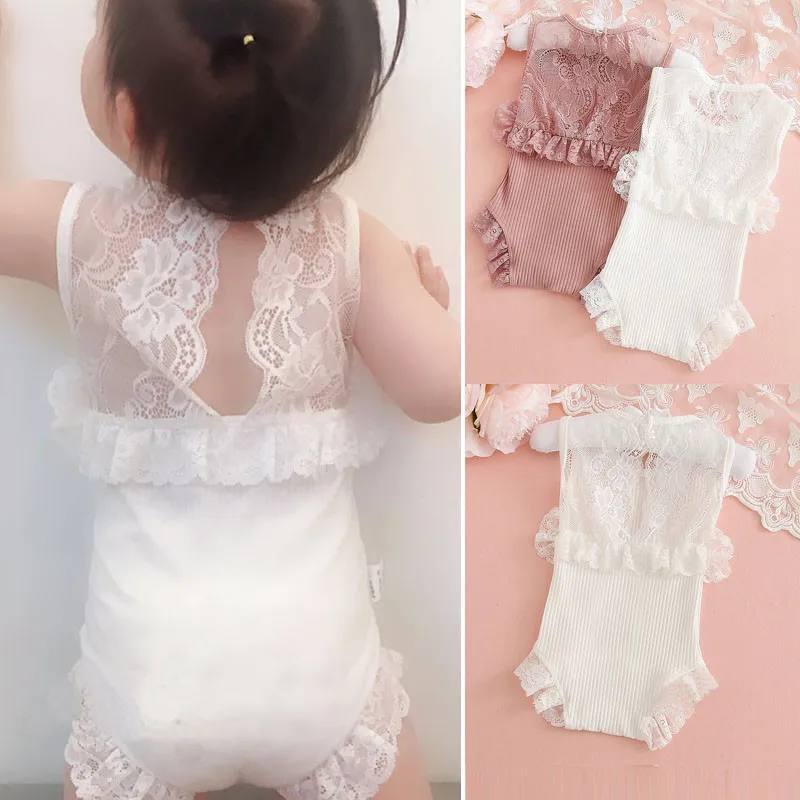 

Baby Girl Lace Clothes For 0-2T Newborn Baby Girl Rompers Ropa Bebe Baby Costume Korean Fashion Princess Baby Clothing Spring