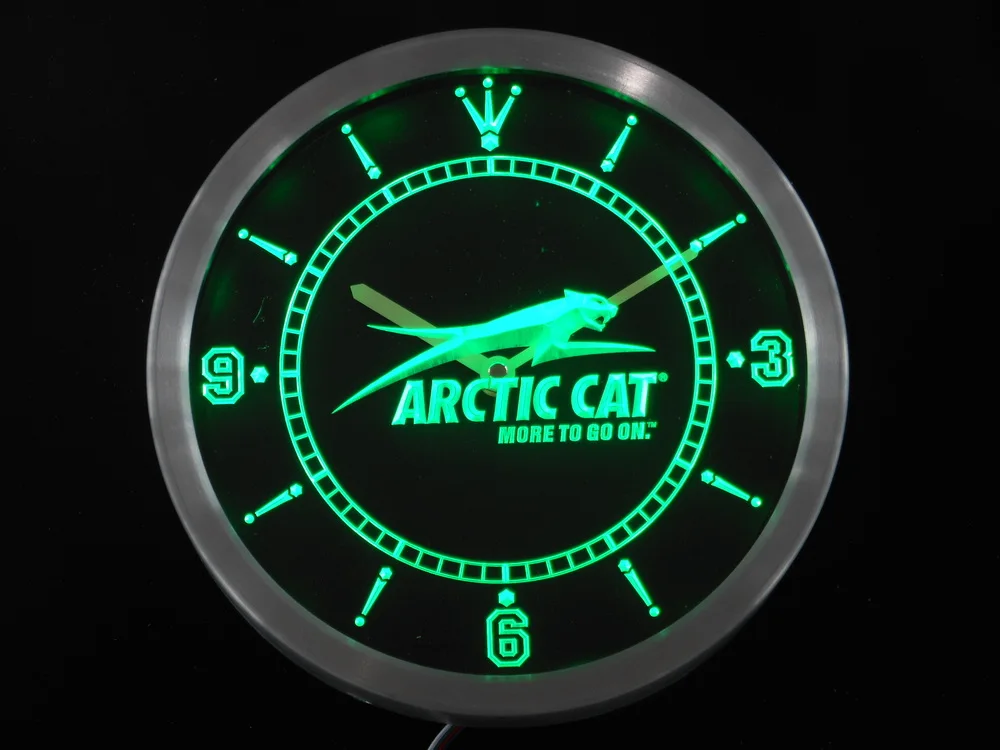  nc0168 Arctic Cat Snowmobiles Neon Light Signs LED Wall Clock - 32842909435
