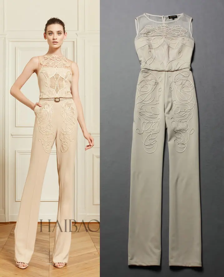 beige jumpsuit womens
