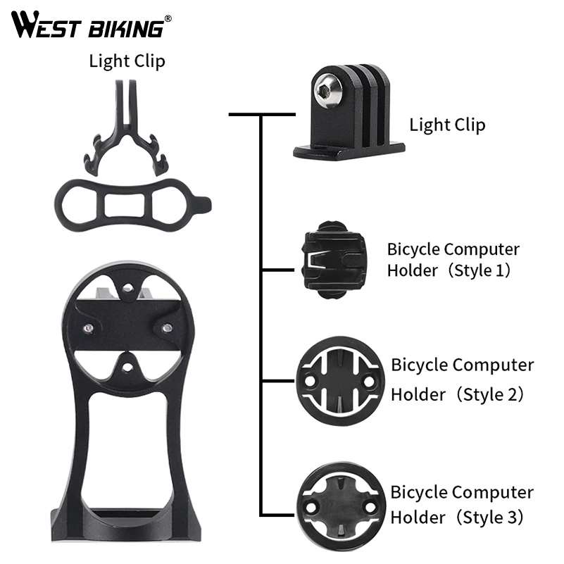  WEST RADFAHREN Fahrrad Multifunktionale Halterung Licht Kamera Halter Radfahren GPS Halterung Für G