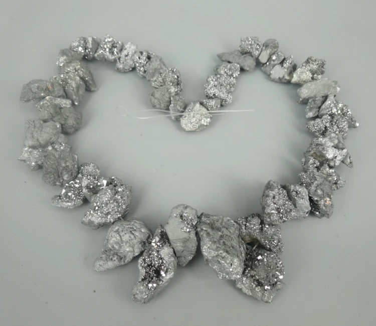 

Natural Crystal Gem Stone Real Crystal Geode Necklaces Fashion Gem Stone Druzy Drusy Pendant Quartz Crystal Silver Point Pendant