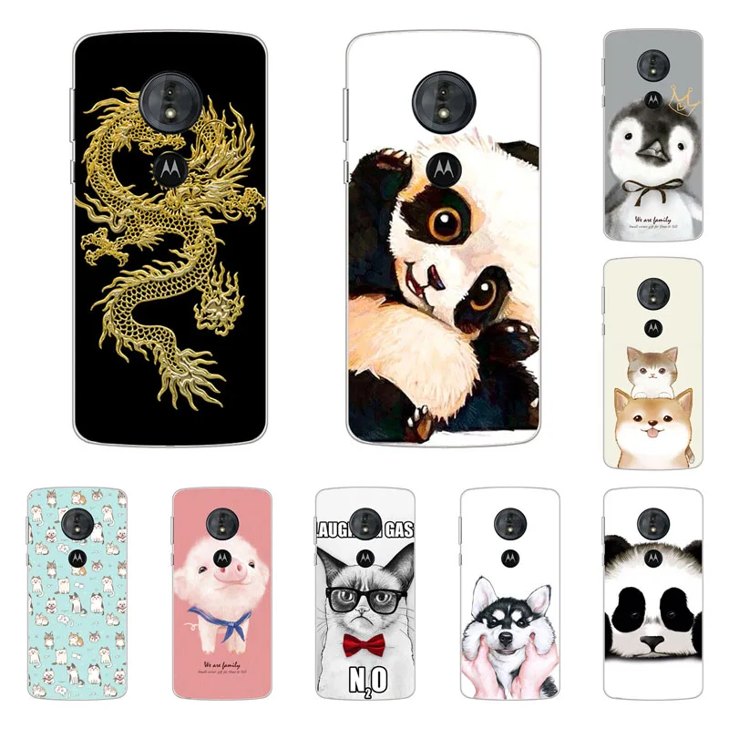 

For Motorola Moto g6 play Case,Silicon Cute animals Painting Soft TPU Back Cover for Motorola Moto g6 play protect Phone bags