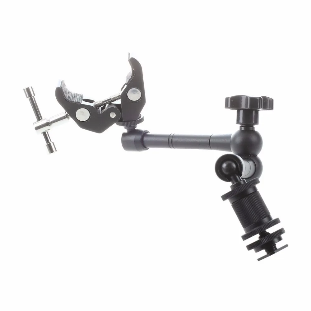 11 &quotдюймовый фрикционный Шарнирный рычаг + Супер Зажим для DSLR камеры|magic arm for
