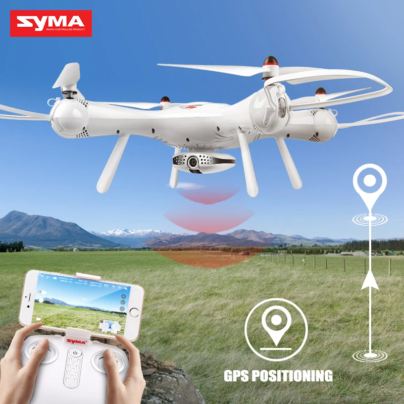 

Syma Newest 2.4G 4CH X25PRO RC Drone Remote control Quadcopter With HD Camera GPS FPV Real Time Transmission Function Toy Gift