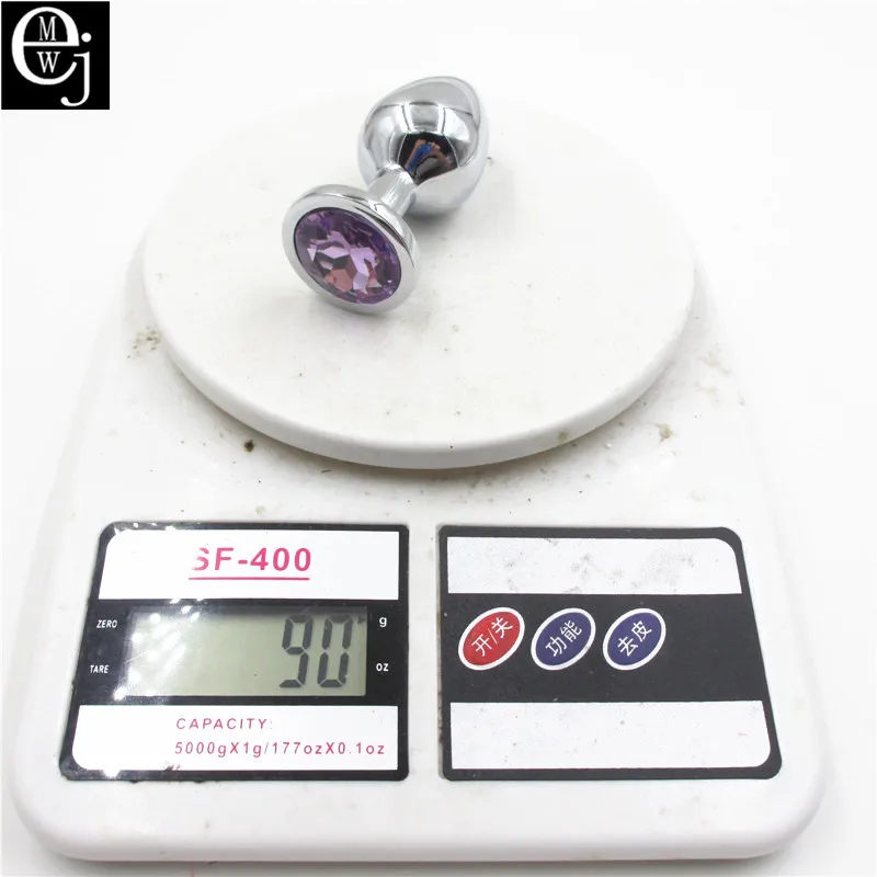 Ejmw M Size 358 Cm Stainless Steel Anal Plug With Light -6842