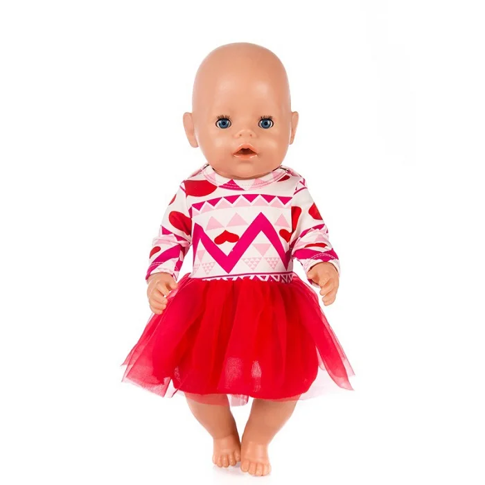 Одежда для кукол подходит для 43 см Born doll аксессуары спортивный костюм, подарок для малышей - Цвет: NO 10