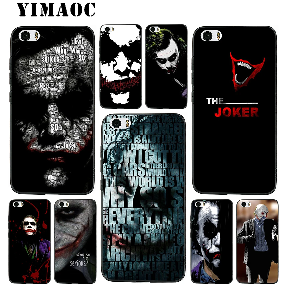 YIMAOC Joker The Dark knight Soft Silicone Case for Xiaomi Redmi Note 9 Mi 8 Se 7 6 6A A1 A2 4X 4A 5A 5 MAX 3 MiA1 |