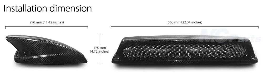 JDM капот из углеродного волокна Vent Scoop Bonnet вставка воздуховод Крышка для Subaru Impreza