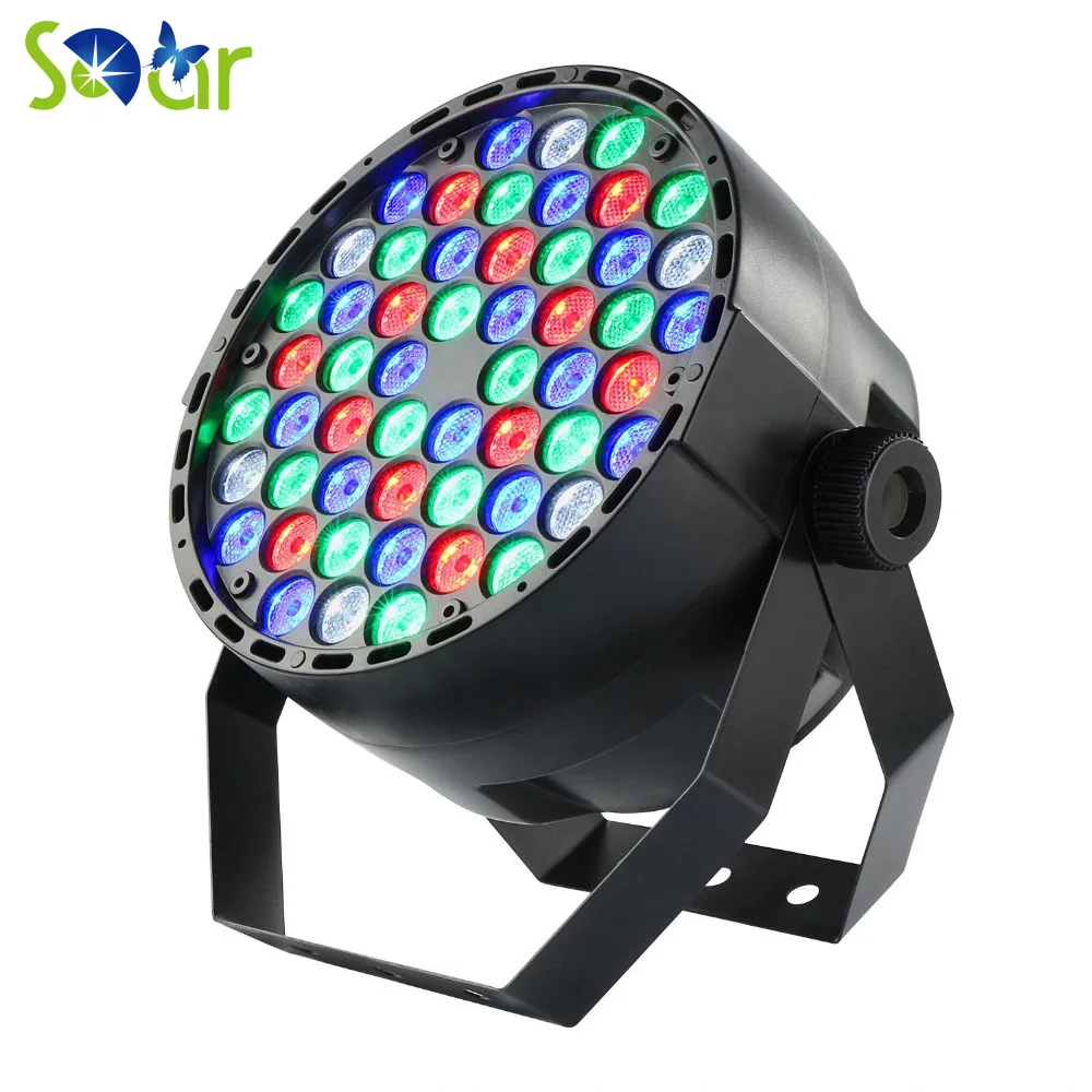 

Par64 LED 54x1w DMX512 RGBW Stage Party Light for Dj Bar Wedding Party Events Club Pub Home Party Ballroom Music Stage Lighting