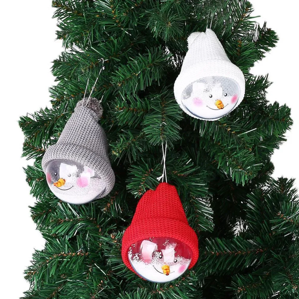 Рождественский снеговик висит мяч кукла вечерние украшения елку подвеска Chic