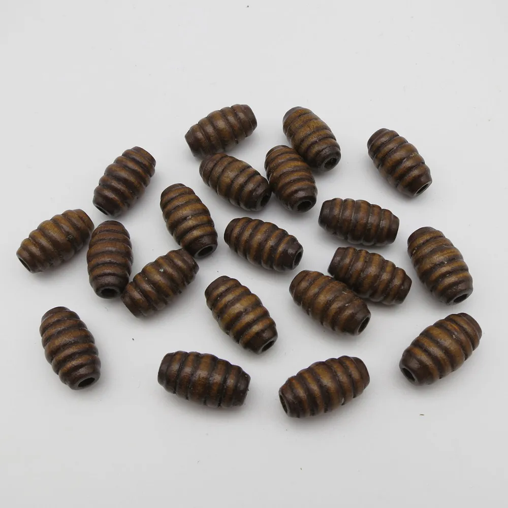 

10Pcs/pack spiral African wooden hair braid dread dreadlock Beads tube rings approx 4.5mm hole Jewelry dreadlock accessories