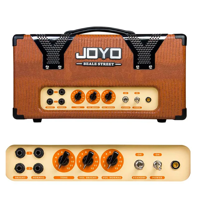 Cheap JOYO JCA-12  Beale Street Classic 1950's 12W vintage amplifier circuitry 2 high-gain channels with individual volume controls